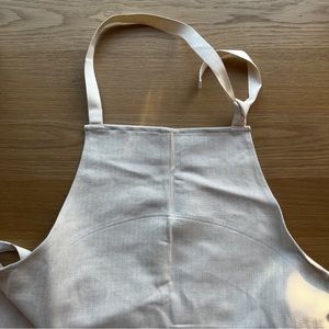 Beige Linen Bragard Apron